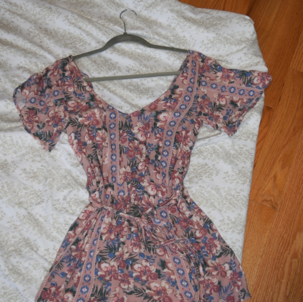 Flowy flower romper